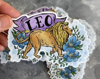 Leo Sticker (Medium)