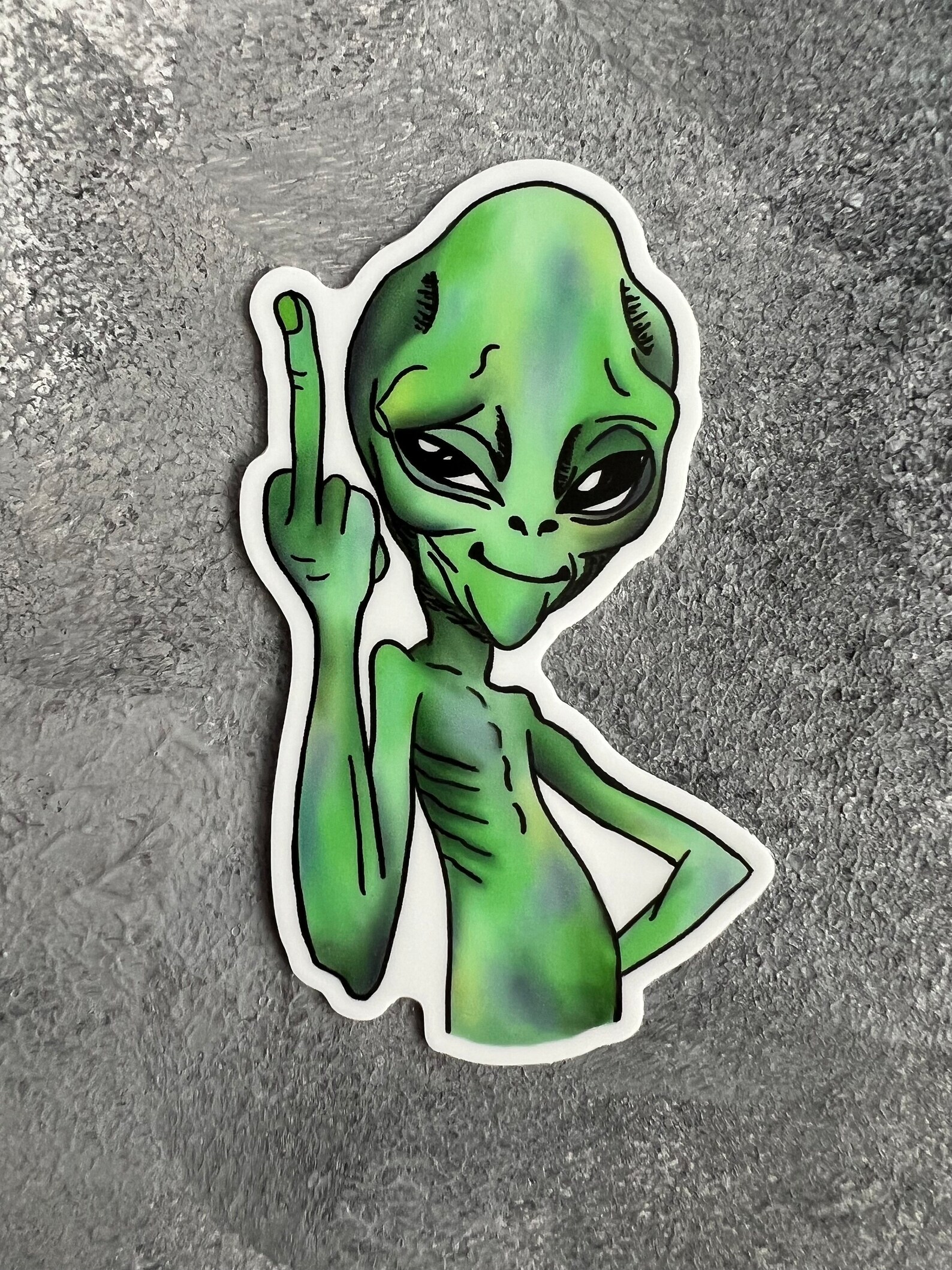 Alien Sticker - Etsy