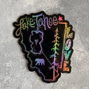 Holographic Tahoe Sticker