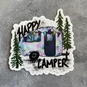 Sticker Happy Camper