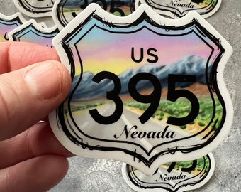 US 395 Nevada Sticker