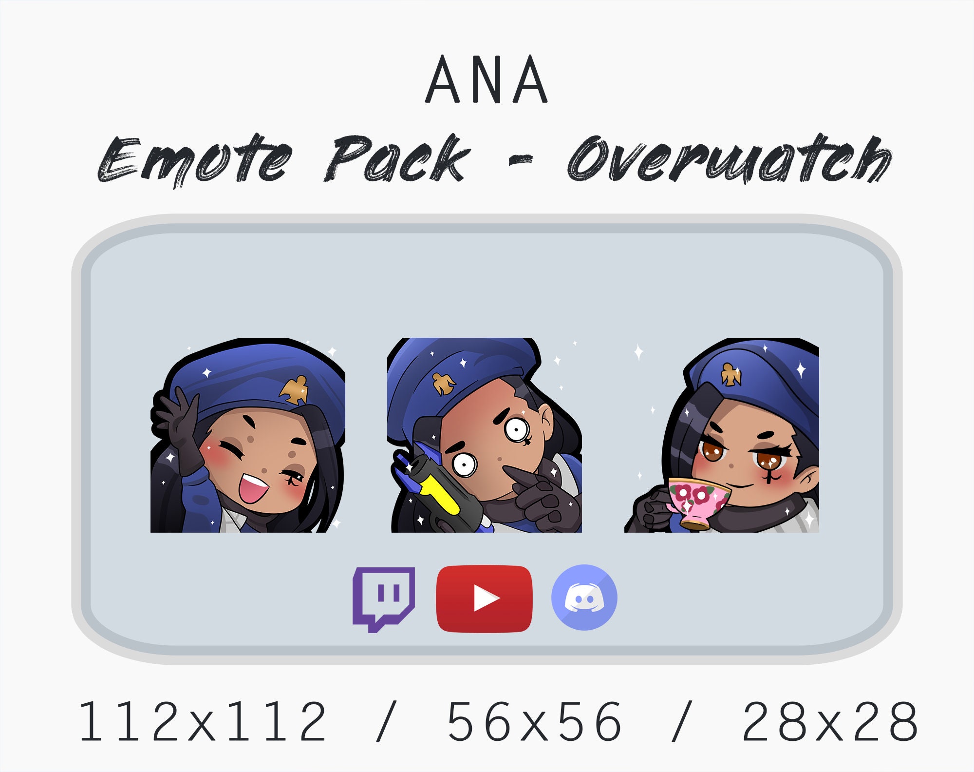 ILLARI OVERWATCH Emote: Discord Emotes / Twitch (Instant Download