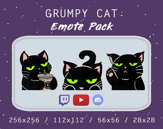 Discord Cat Emote / Emote Set Set of 3 Discord Emojis / Funny -  Sweden