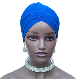 PreTied Turban | Pre Tied Head Wrap | Alopecia Wrap | Pre tied Head Scarf | Full Coverage Turban | Gift for wife&mum