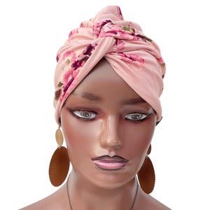 PreTied Turban | Pre Tied Head Wrap | Alopecia Wrap | Pre tied Head Scarf | Full Coverage Turban | Gift for wife&mu