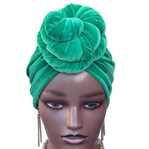 PreTied Turban | Head Wraps For Chemo | Pre Tied Head Wrap | Alopecia Wrap | Pre tied Head Scarf | Full Coverage Turban | Gift for wife&mum