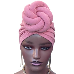 PreTied Turban | Pretied Headwrap | Chemo Headwraps | Women Turban Wraps | Hair Loss Cover | Alopecia Scarfs