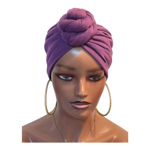 PreTied Turban, Pre Tied Head Wraps, Gift for mum, Full Coverage Turban, Turban, Headwrap, Gift for wife, Hair Loss Cover