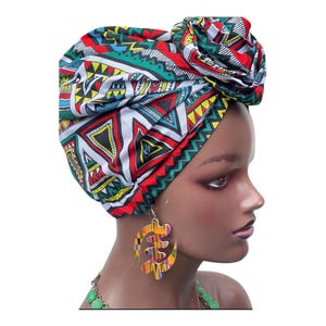 Satinlined  PreTied Turban | Pre Tied Head Wrap | Alopecia Wrap | Pre tied Head Scarf | Full Coverage Turban | Gift for wife&mum