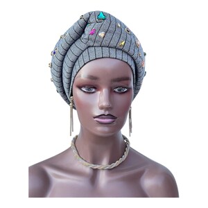 Pre -Tied Turban, Pre-Tied Head wrap, Turban / Head Tie/ Stay In Place Head Tie, Women Turban, Gift for mum&sisters