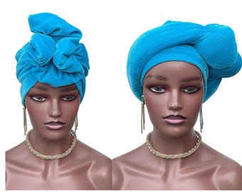 Turbante pré-amarrado | Lenços para a cabeça durante a quimioterapia | Lenço pré-amarrado | Lenço para alopecia | Lenço de cabeça pré-amarrado | Turbante com cobertura total | Presente para esposa e mãe