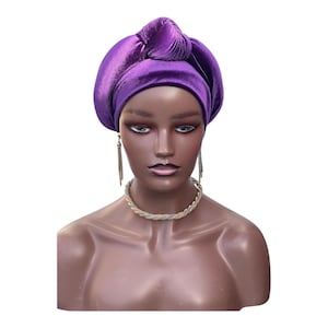PreTied Turban | Pretied Headwrap | Chemo Headwraps | Women Turban Wraps | Hair Loss Cover | Alopecia Scarfs
