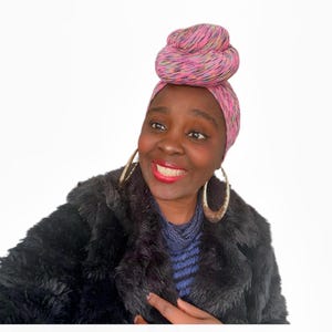 Pre-Tied Turban, PreTied Head Wraps, Gift for mum, Alopecia Wrap, Head wraps, Full Coverage Turban, Turban, Headwrap, Gift for wife&mum
