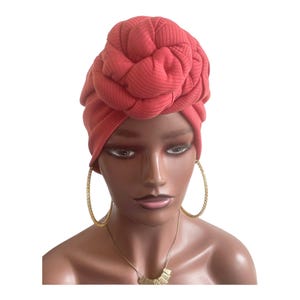 Pretied Bun Turban | Pre Tied Turban Boho Turban | Handmade Pre-tied Headwrap | Headwrap | Cover For Hair Loss