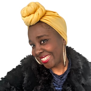 Pretied Turban| Stay in place Scarfs | Hair Loss Cover | Cap for Chemo, Alopecia Scarfs | Gift For Wife, Mum, Sister