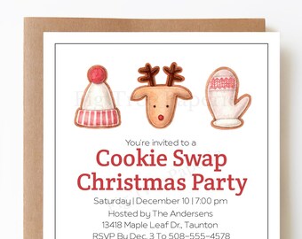Cookie Swap Invite - Etsy