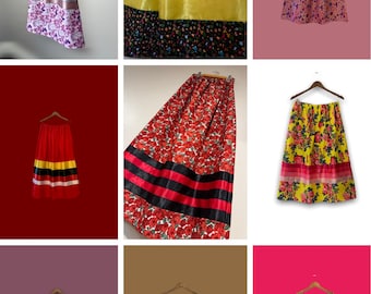 Custom Ribbon Skirt, Metis Ribbon Skirt, Indigenous, Native American Clothing, Christmas Gift