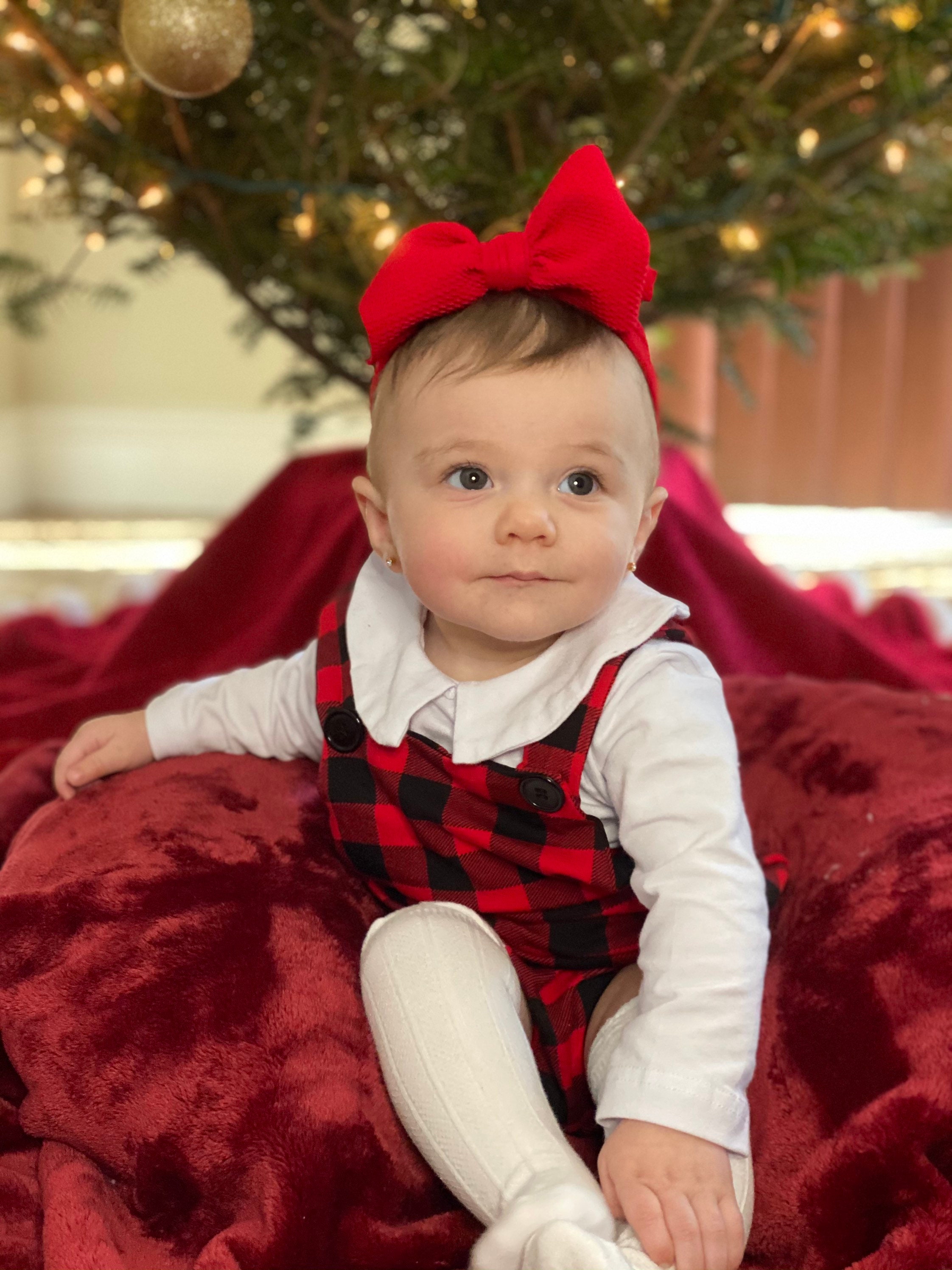 Baby Christmas Outfit Baby Girl Christmas Clothes Holiday Etsy UK