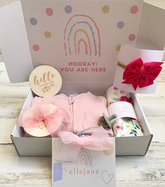 5 Piece New Baby Gift Box Set Baby Gift Set Baby Etsy