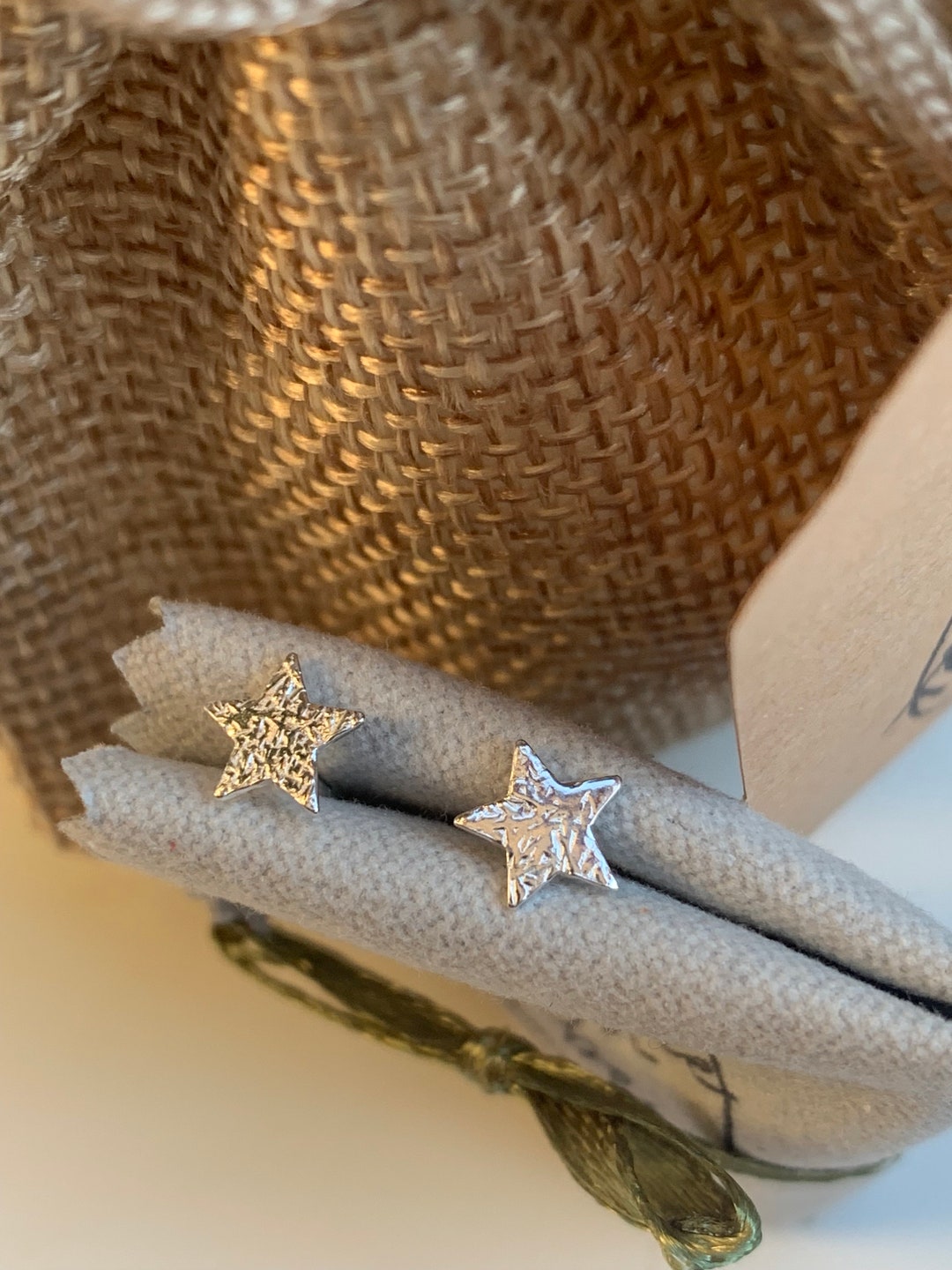 Dainty Star Sterling Silver Studs, Sterling Silver Star Studs