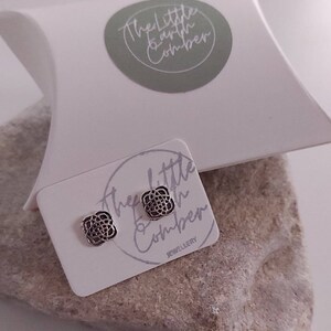 Sterling Silver Celtic Knot Stud Earrings (7mm)