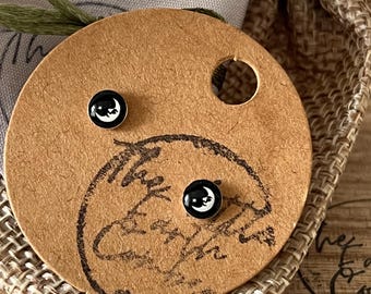 Brincos de Prata de Lei com Lua e Estrela: Joias Celestiais