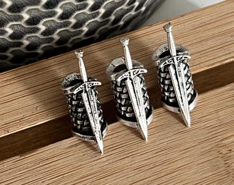 Cuentas de acero inoxidable para barba de vikingo - Juego de 3