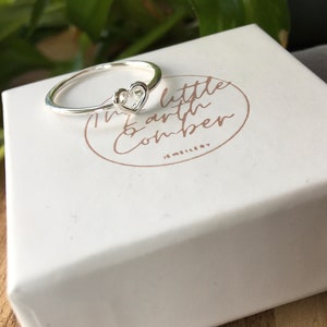 Liebe Herz Knoten Ring: Freundschaftsschmuck