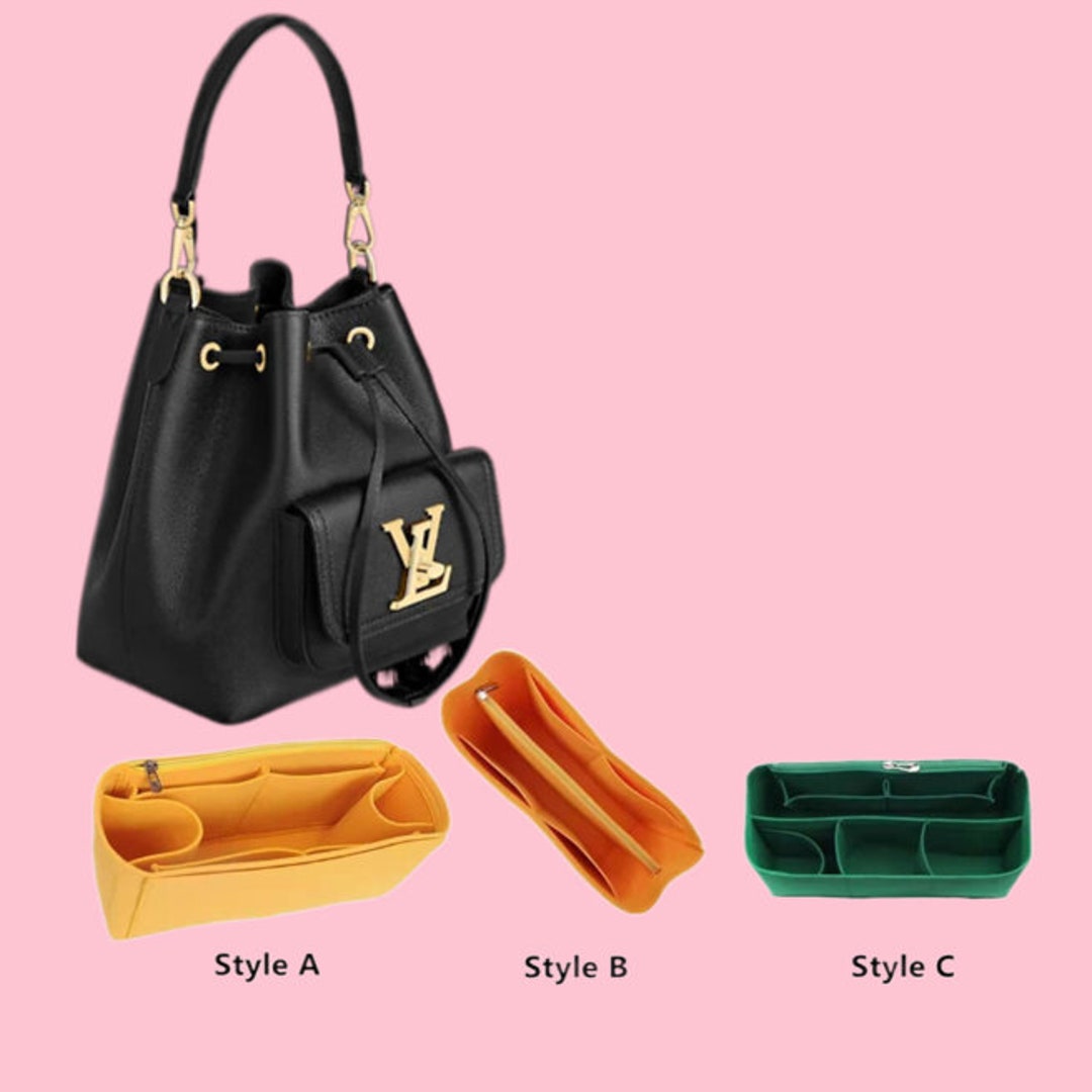 Bag and Purse Organizer with Singular Style for Louis Vuitton Lockme Bucket