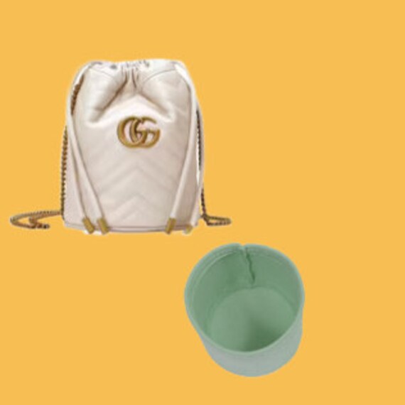(6-50/ GG-Marmont-Mini-Bucket) Bag Organizer for GG Marmont Mini Bucket Bag