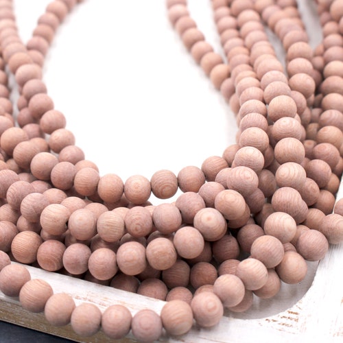 8mm Raw Rosewood Beads Natural Rosewood Beading Supplies Etsy