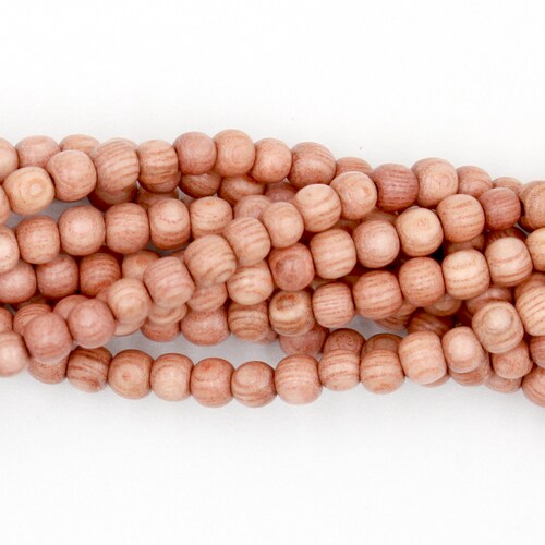 Authentic Natural 4mm Rosewood Beads Natural Rosewood Etsy