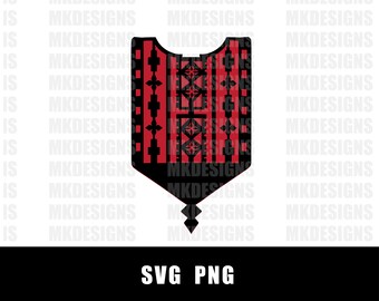 Beautiful Palestinian Tatreez design | SVG Tatreez design | Palestinian 2 Layers Design |Sublimation printing |Palestinian Fashion