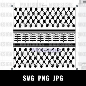 Palestinian Kufeya print | 3 Sizes included | Commercial use | Palestinian design | digital Palestinian Fashion | Palestinian SVG designs