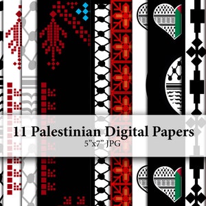 Digitale papieren - Palestina - 11 digitaal | Papieren | Plakboek | Afdrukken | Palestijns
