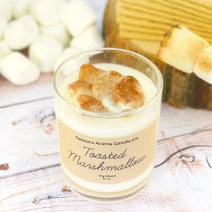 Toasted Marshmallow | Soy Blend Candle | Food Candle | Marshmallow | Fireside | Spring | Birthday | Gift | Best Selling | Cozy | For Her