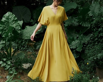 flowy silk dresses