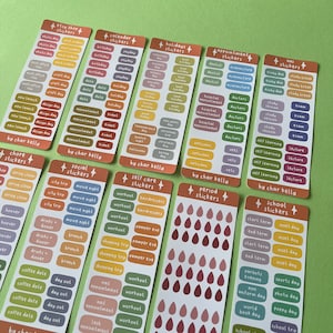 Kalendarz Święta Spotkanie Uni Szkoła Samoopieka Społeczne Obowiązki Planowanie Naklejki - Artykuły papiernicze, Naklejki do kalendarza, Naklejki do planera