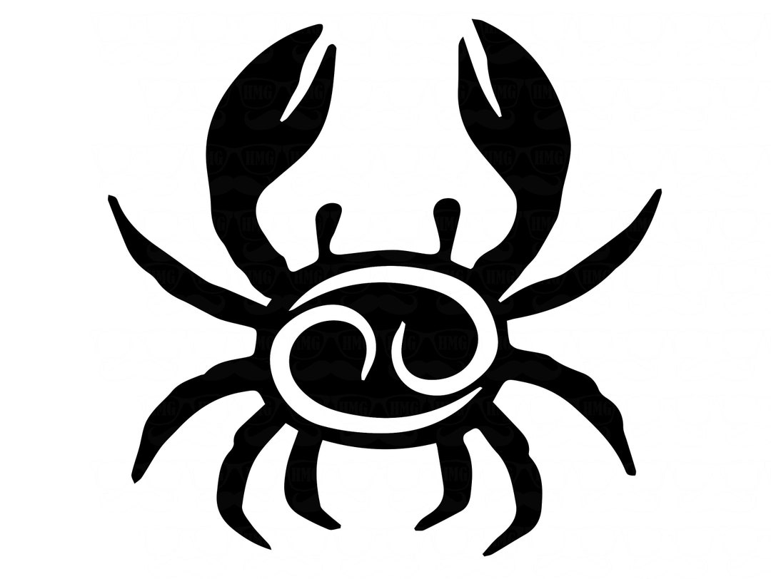 Cancer Zodiac Sign Vector PNG Etsy