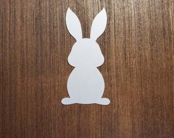 Designer Paper Bunnies / Rabbits Die Cuts - 54 Piece Set (3 of