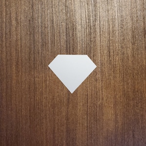 Die cuts ~ Diamonds ~ 20 pieces ~ different colors & sizes ~ Cardstock Paper Cutouts for scrapbooks, bulletin boards, party decorations