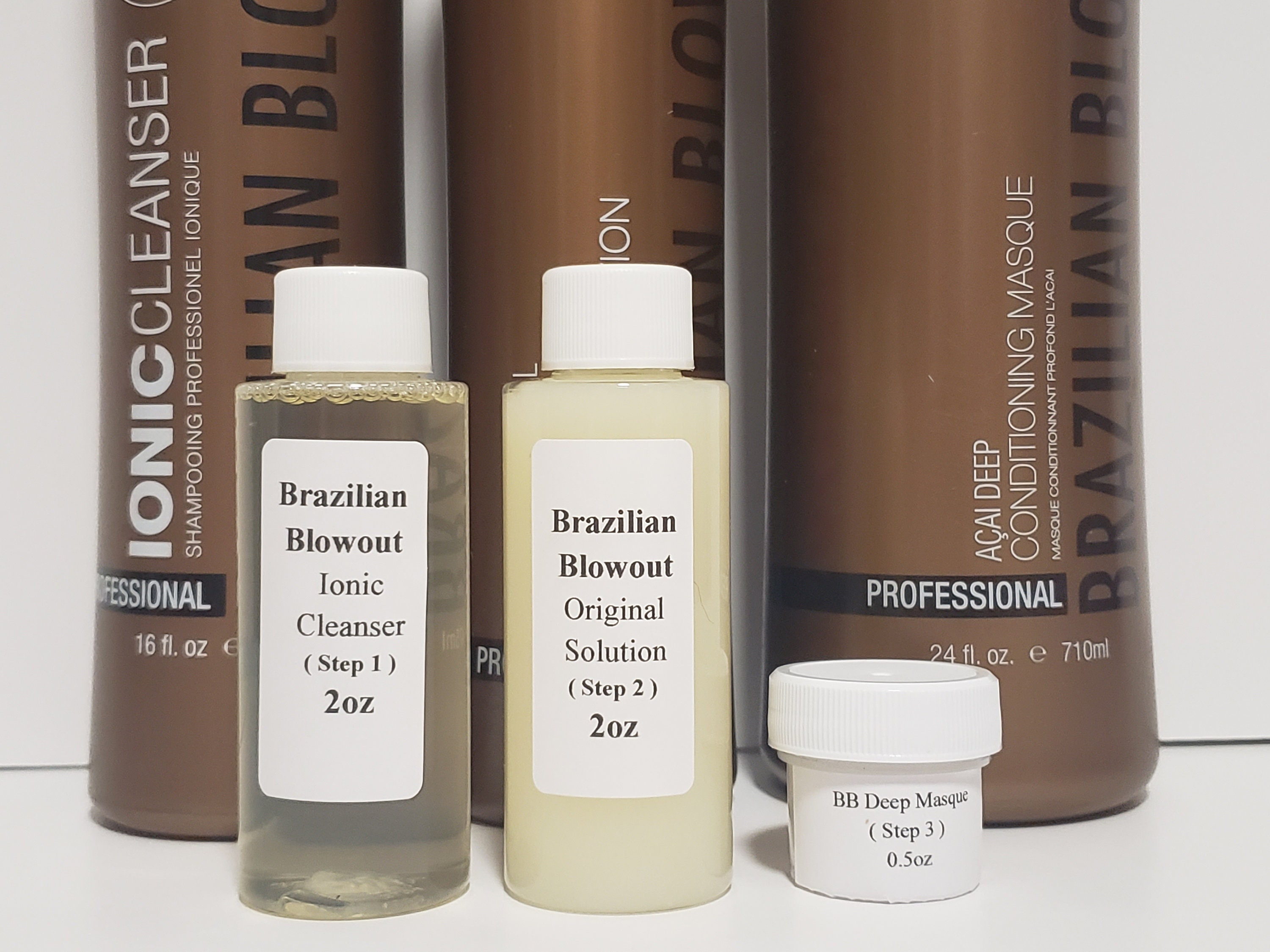 Brazilian Blowout 2 oz Step 1 2 3 kit Original Solution