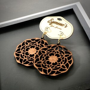 Boho Mandala Earrings