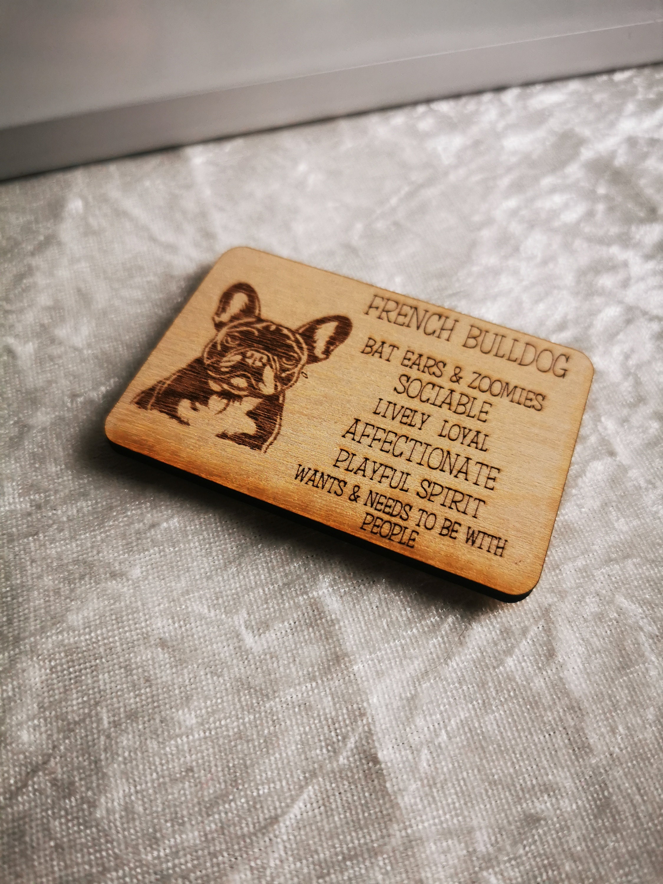 French Bulldog Magnetic Vinyl Decal - 5 Inch Car & Fridge Magnet