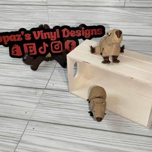 3D Prints/ Flexi Toys/ Animals/ Mini Flexi Animal Fidget/ Articulated Fidget Toy/ Sensory Toy/ 3D Printed Flexi | Desk Toy/ Tiny Capybara