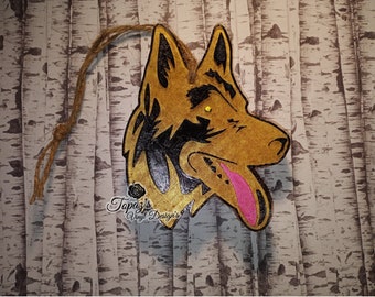 German Shepherd Car Freshener