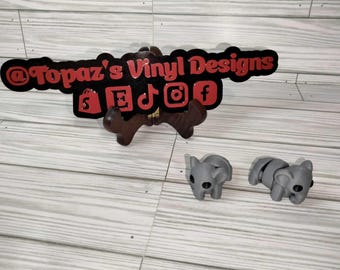3D Pig Flexi Fidget Toy: Articulated Sensory Desk Toy