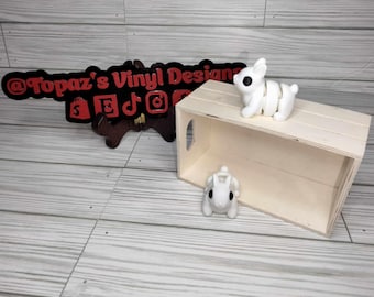 3D Printed Flexi Bunny – Articulating Fidget Toy, Desk Decor