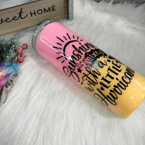 Sunshine mixed with a little hurricane/ Alcohol Ink Swirl/ Watermelon/ Mens personalized Tumbler/ Epoxy Tumbler/ 20oz/ Customized Cup