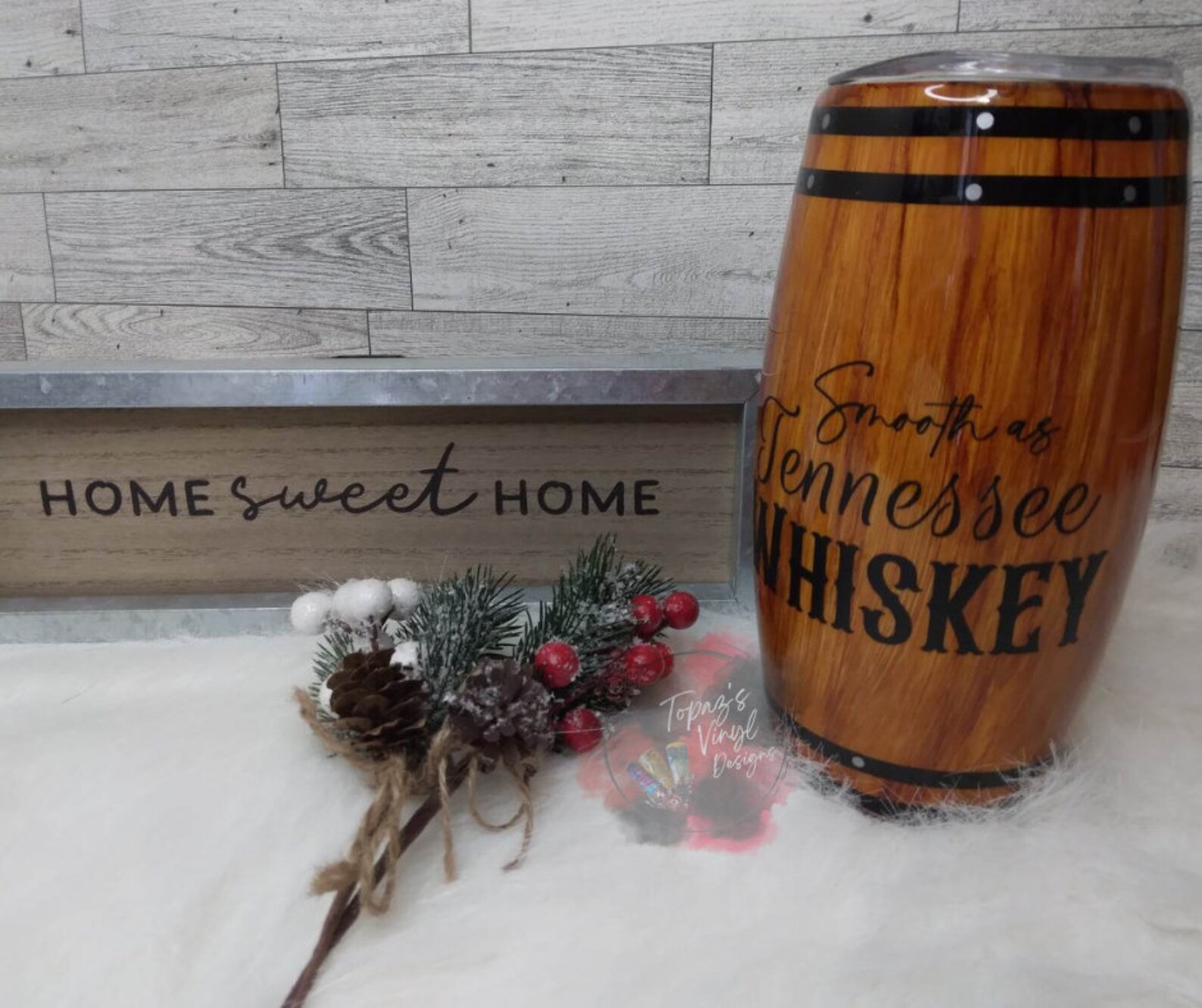 Whiskey Barrel Tumbler, Personalized Tumbler/ Whiskey Lover Gift / Gift for the Barrel Lover ...